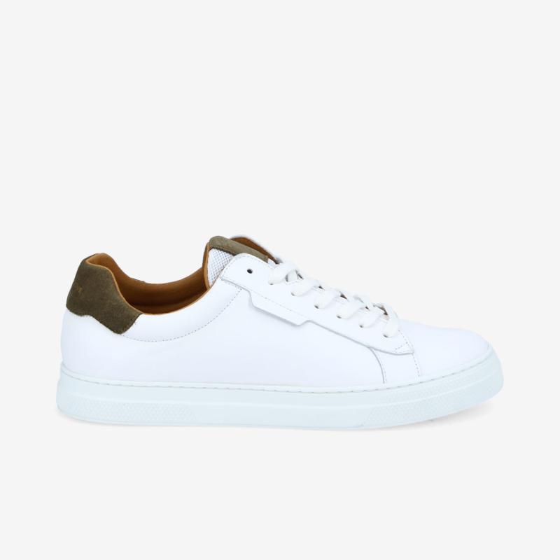 SPARK CLAY M - NAPPA/SUEDE -  BLANC/VERT FORET